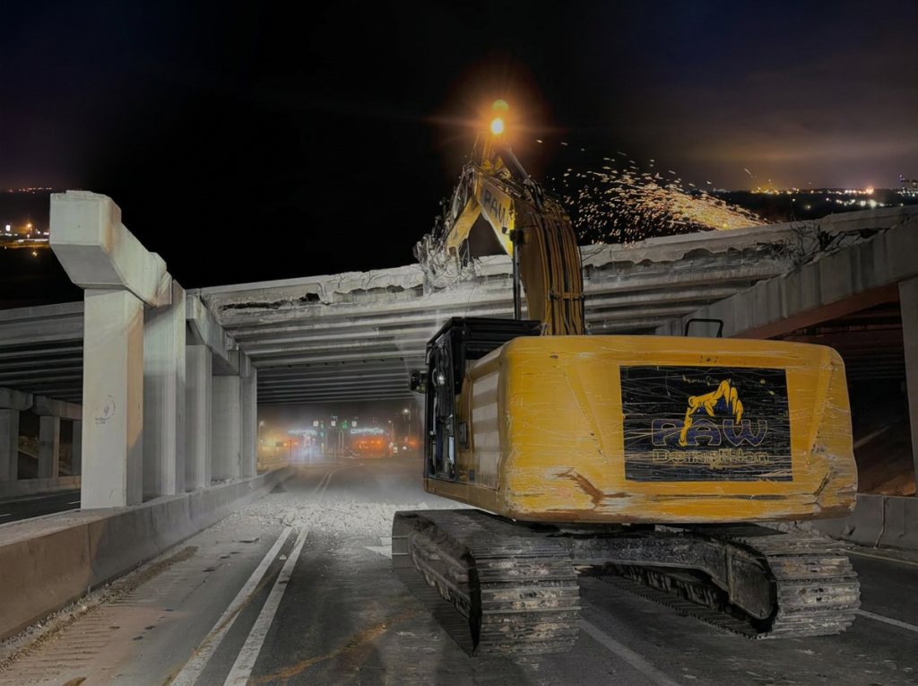 Highway bridge demolitions by PAW Demo team
