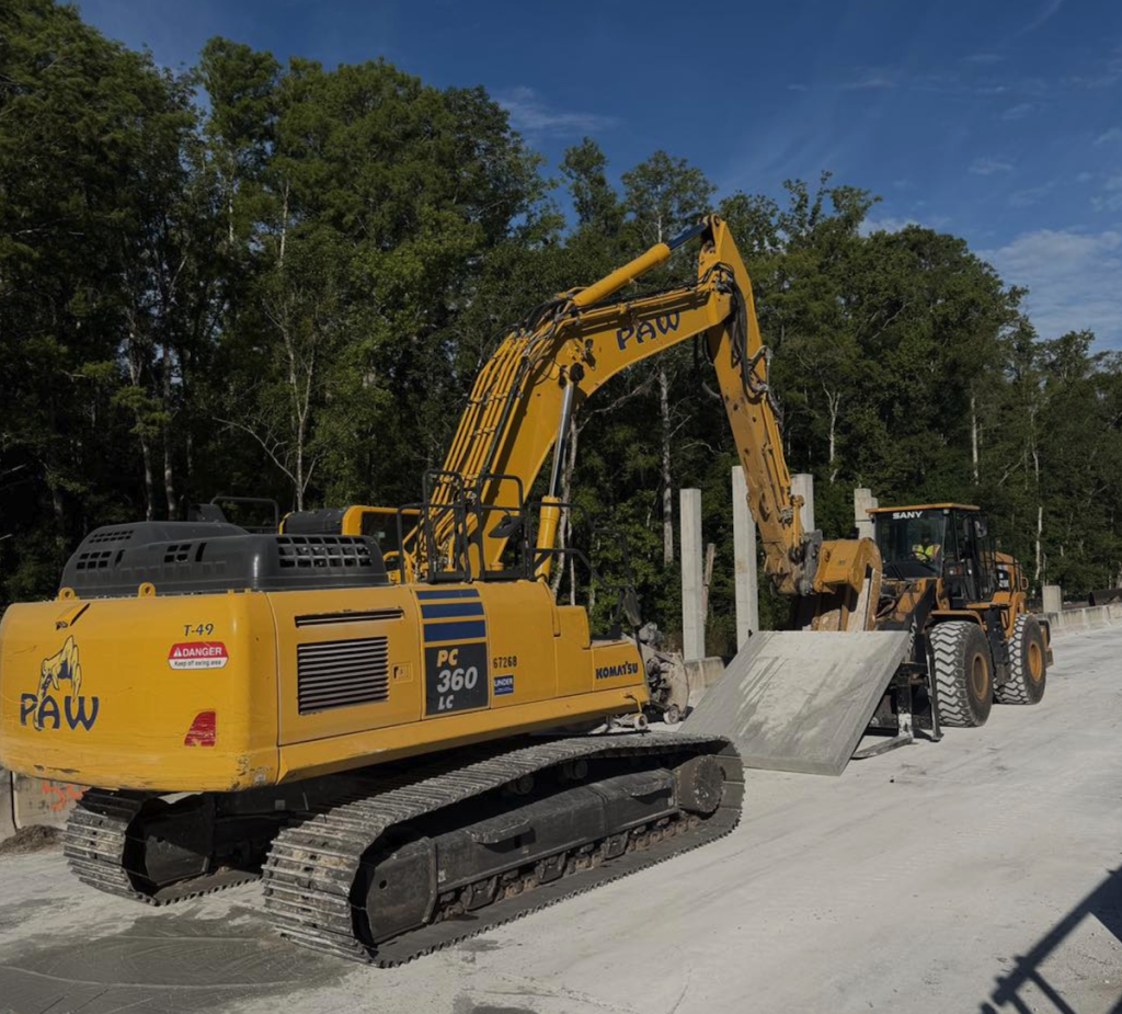 Bridge demolition in Florida by PAW Demolition