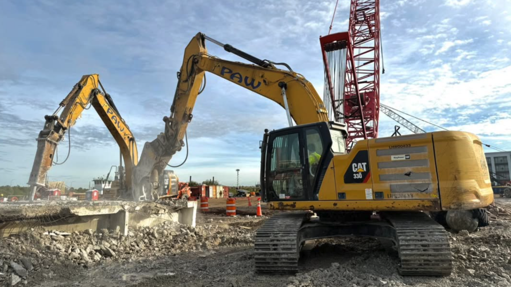 Howard Frankland Bridge Tampa, FL demolition by PAW Demolition