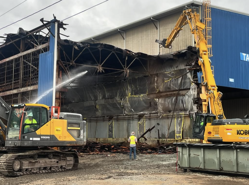 Selective demolition on commercial projects