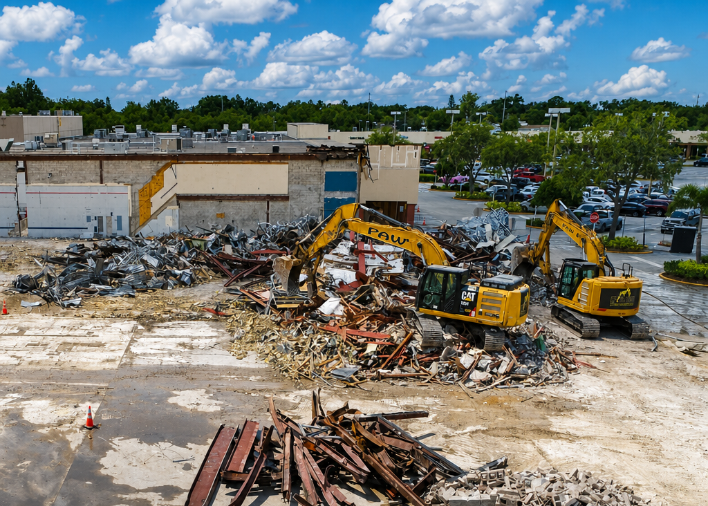 Publix demolition site